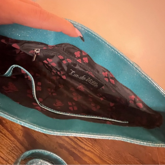 Silver and Blue Sparkle Lux de Ville Bag
Y2k Discontinued Rockabilly - Picture 7 of 8